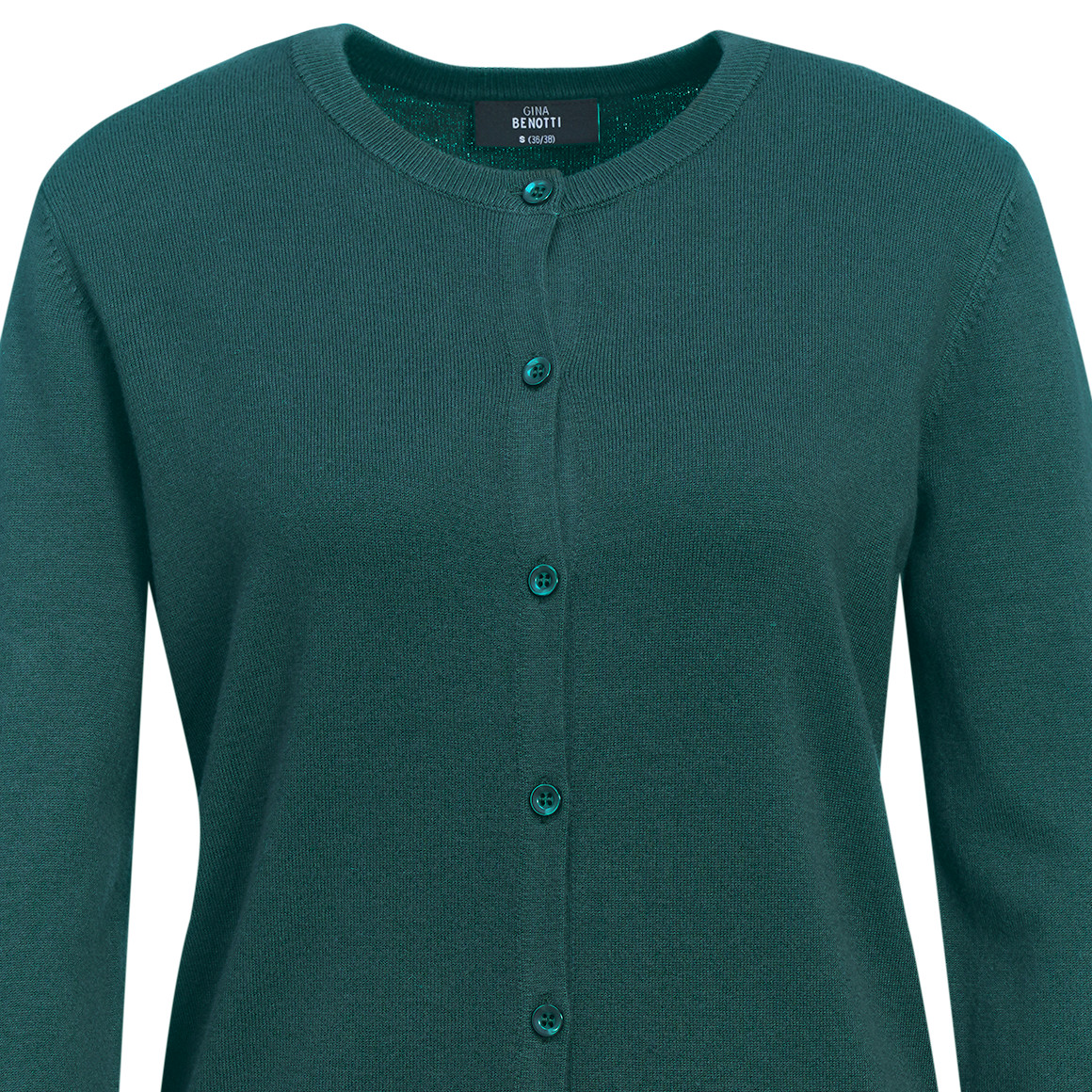Damen Feinstrickjacke unifarben