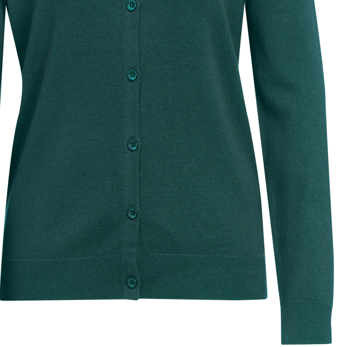 Damen Feinstrickjacke unifarben