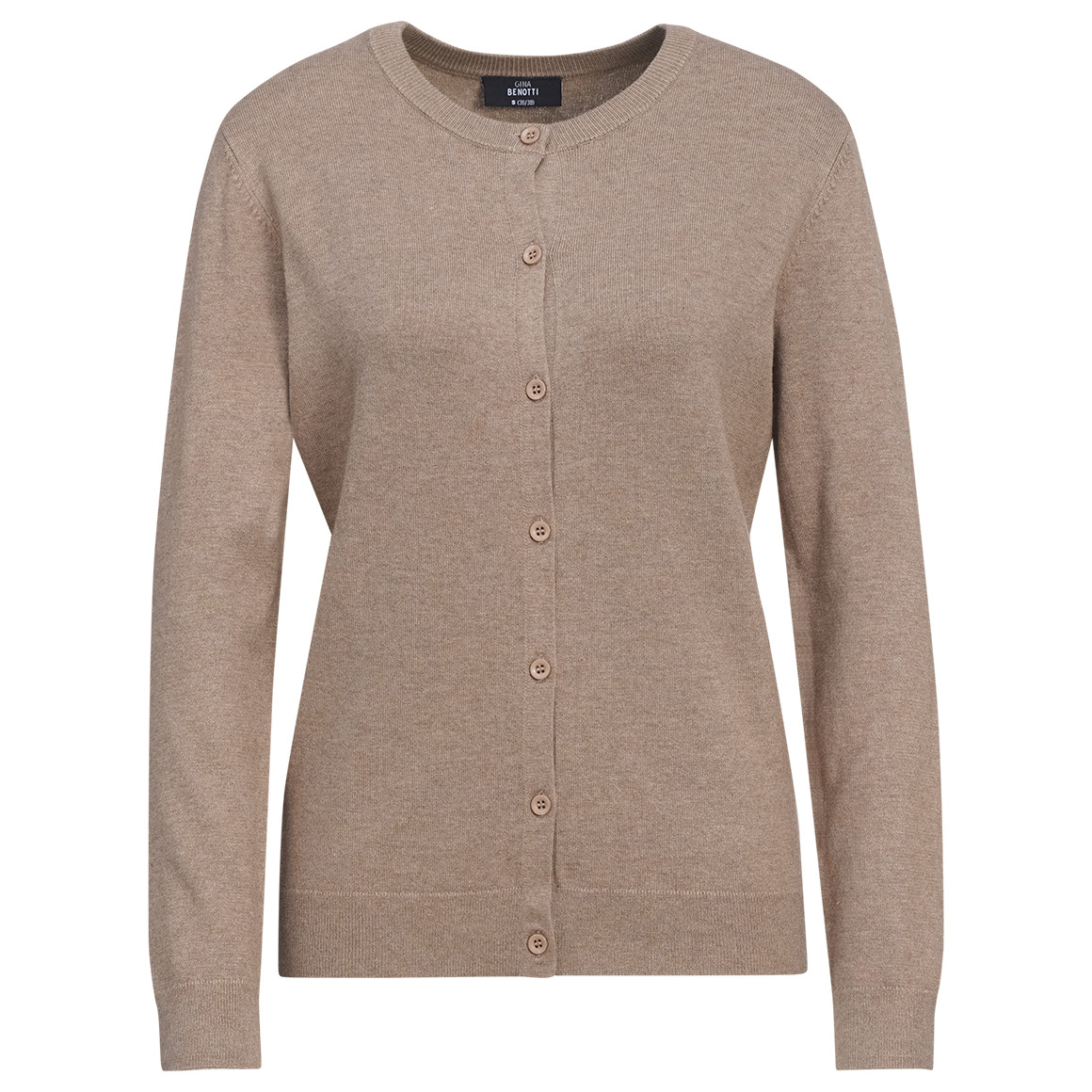 Damen Feinstrickjacke unifarben