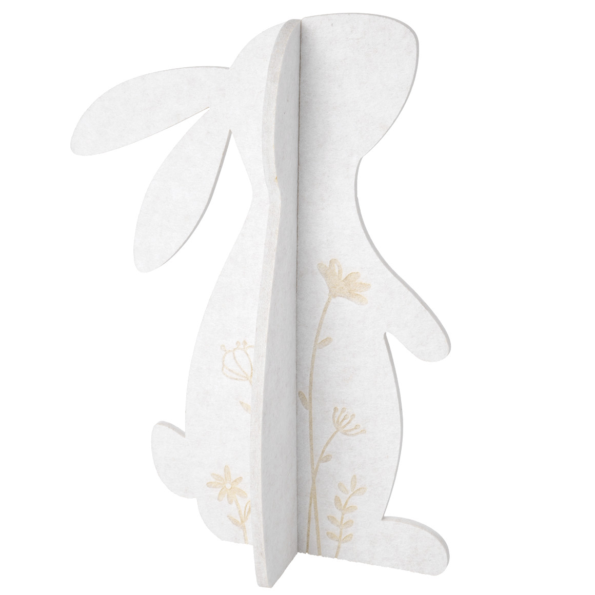 Decoratief haasje van vilt