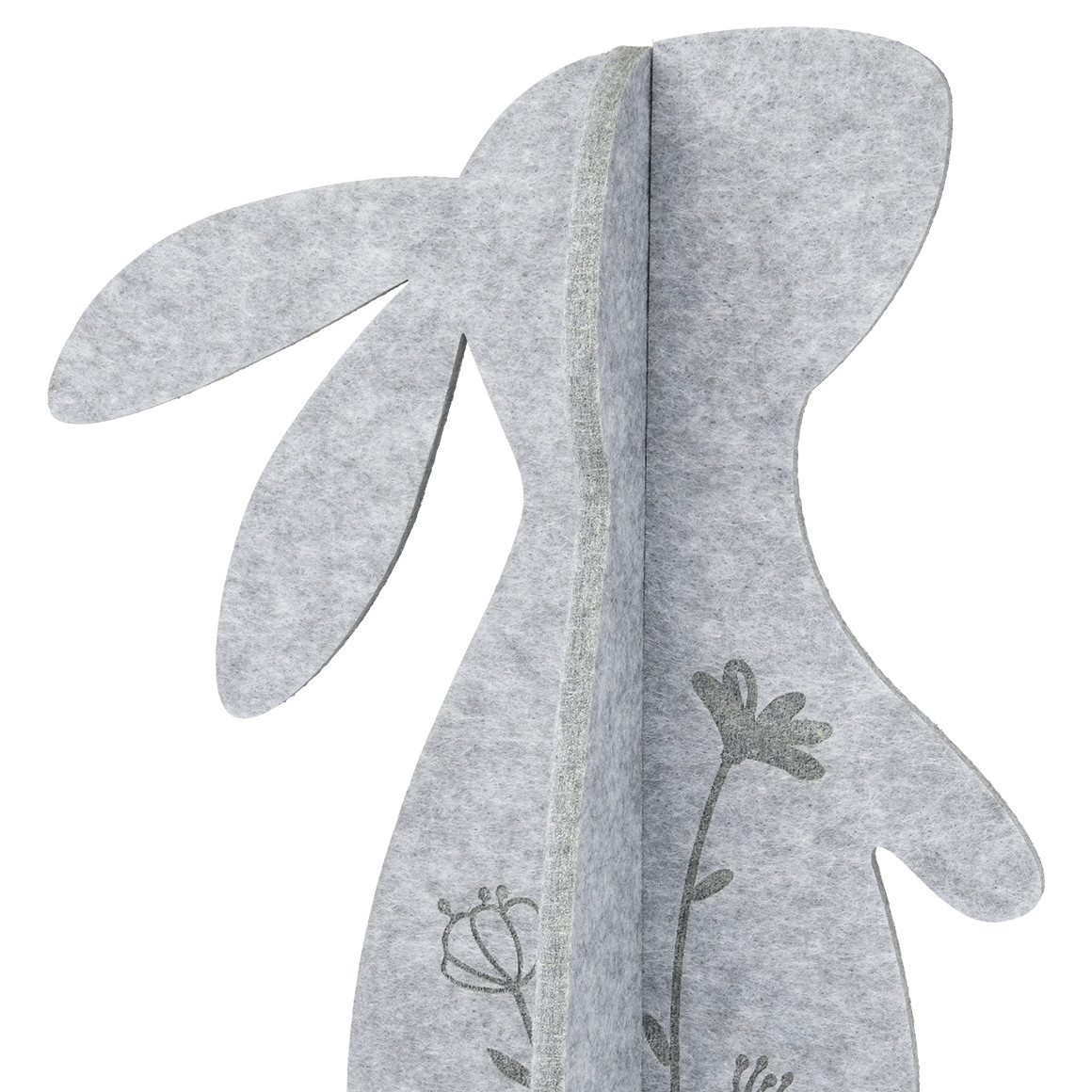 Decoratief haasje van vilt