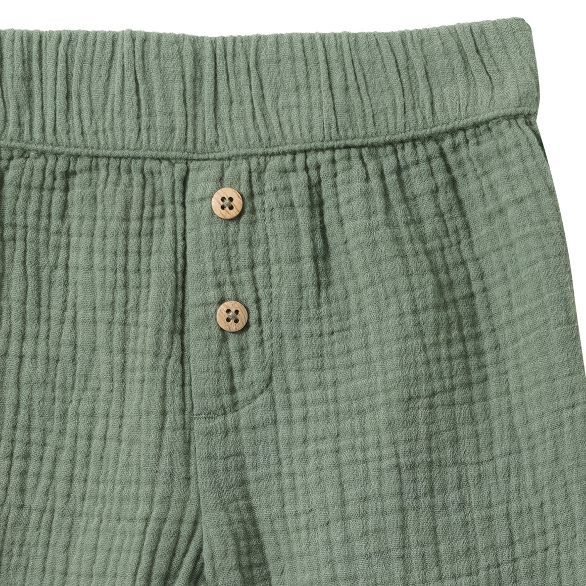 Mousseline short voor baby's van katoen