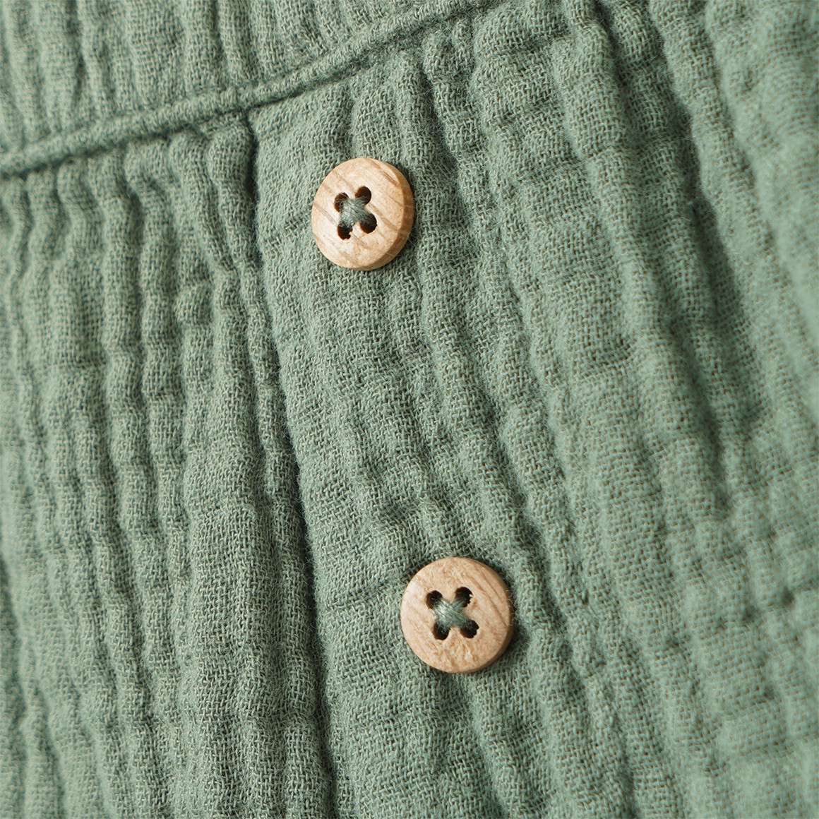 Mousseline short voor baby's van katoen