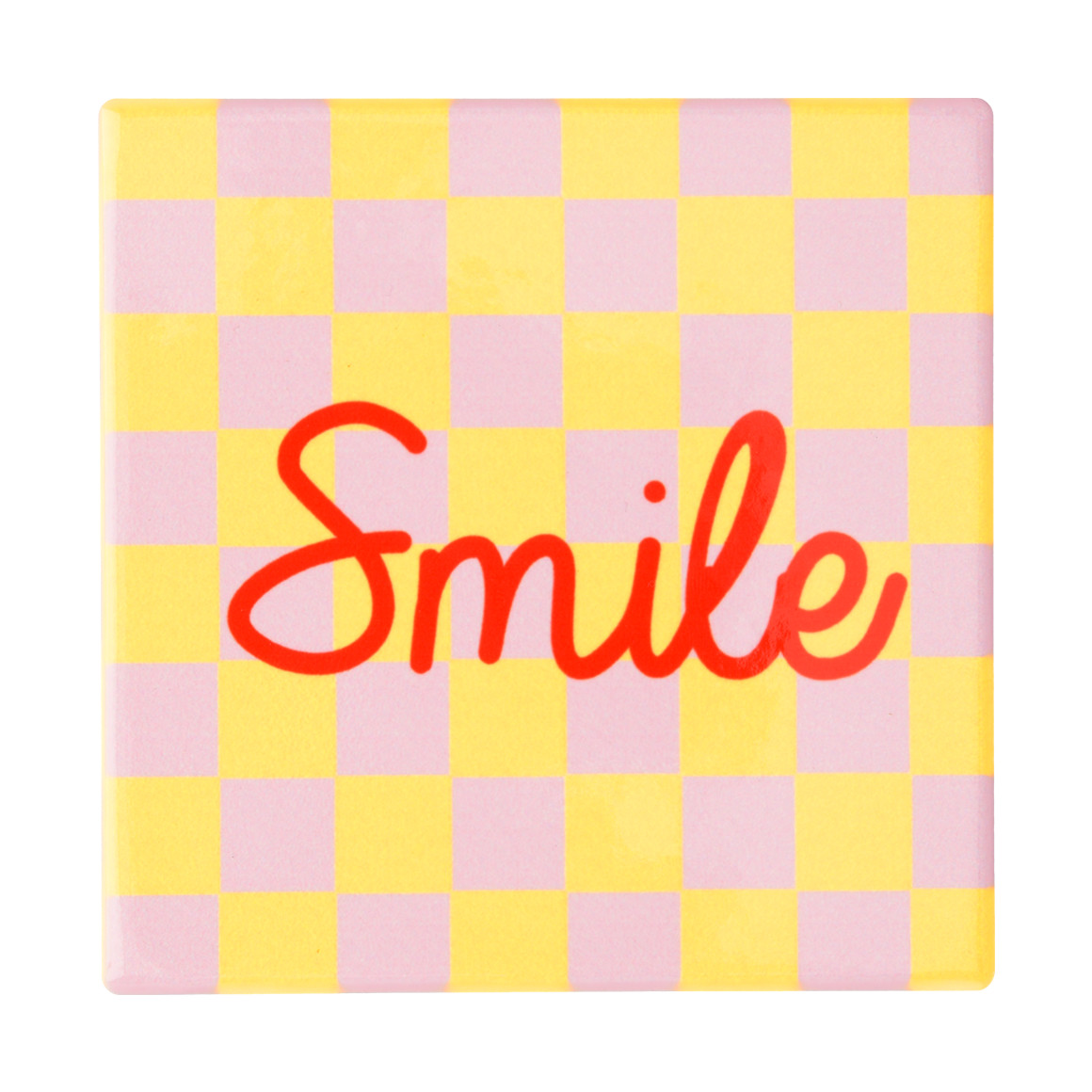 Keramische onderzetter met motief