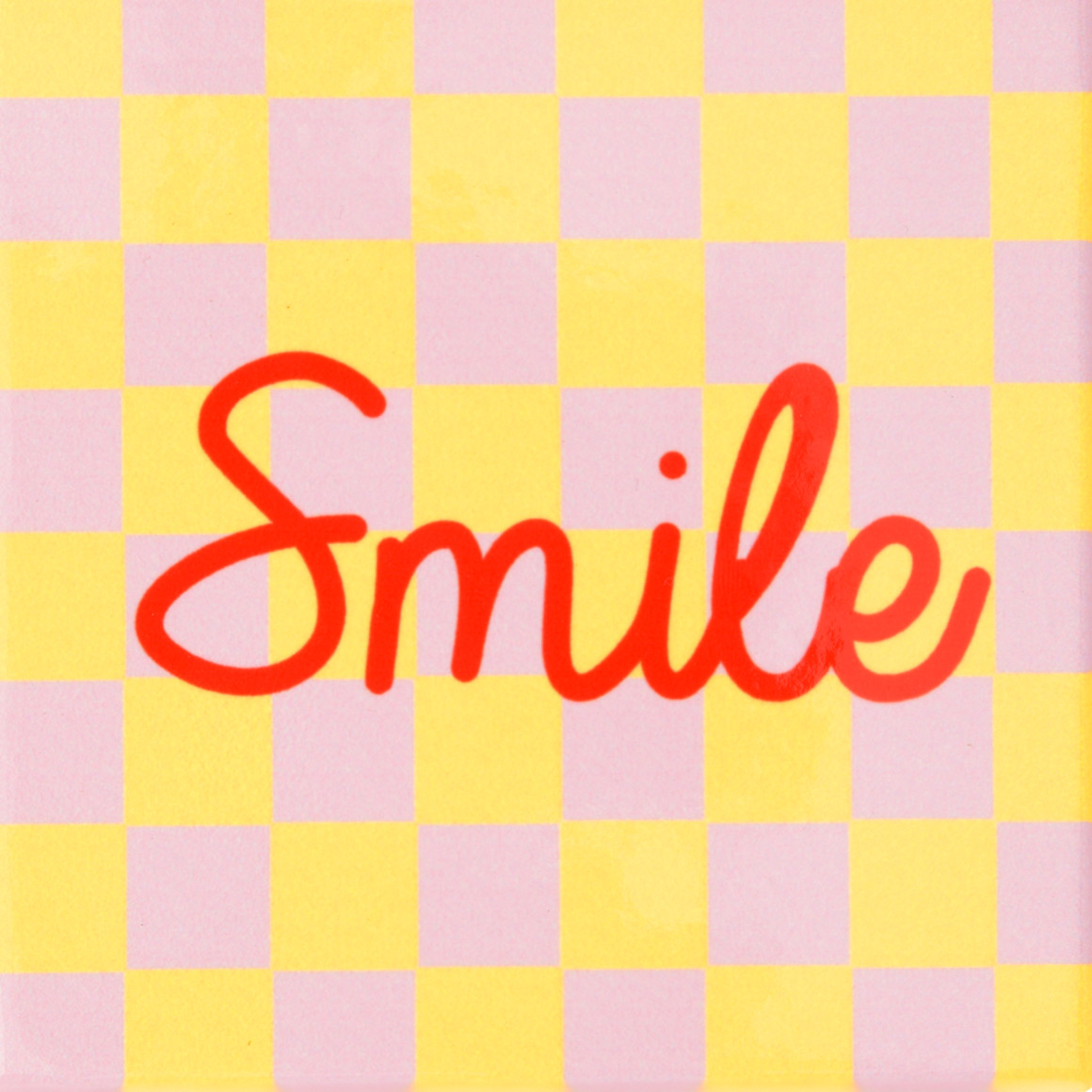 Keramische onderzetter met motief