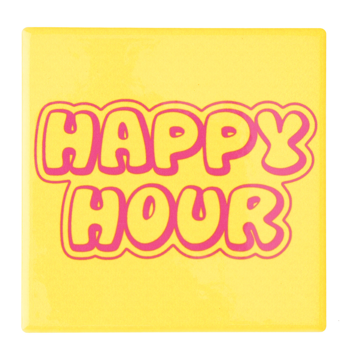 Keramische onderzetter met motief