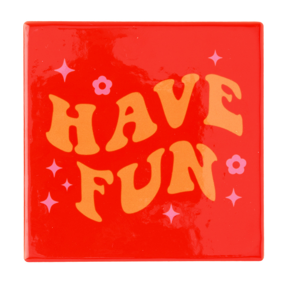 Keramische onderzetter met motief