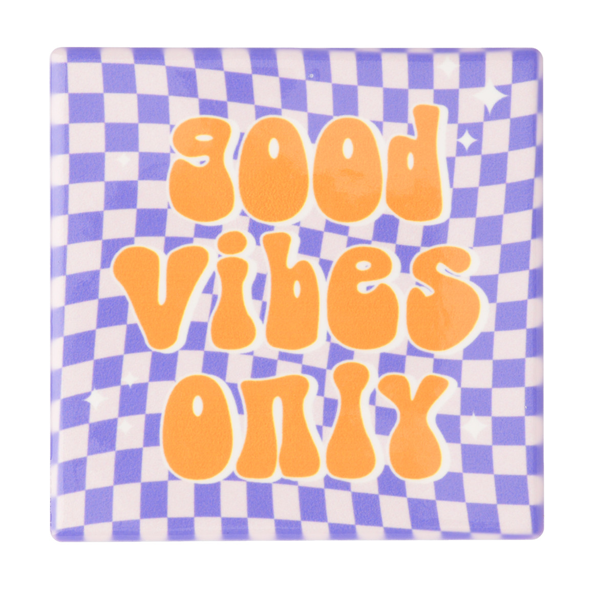 Keramische onderzetter met motief