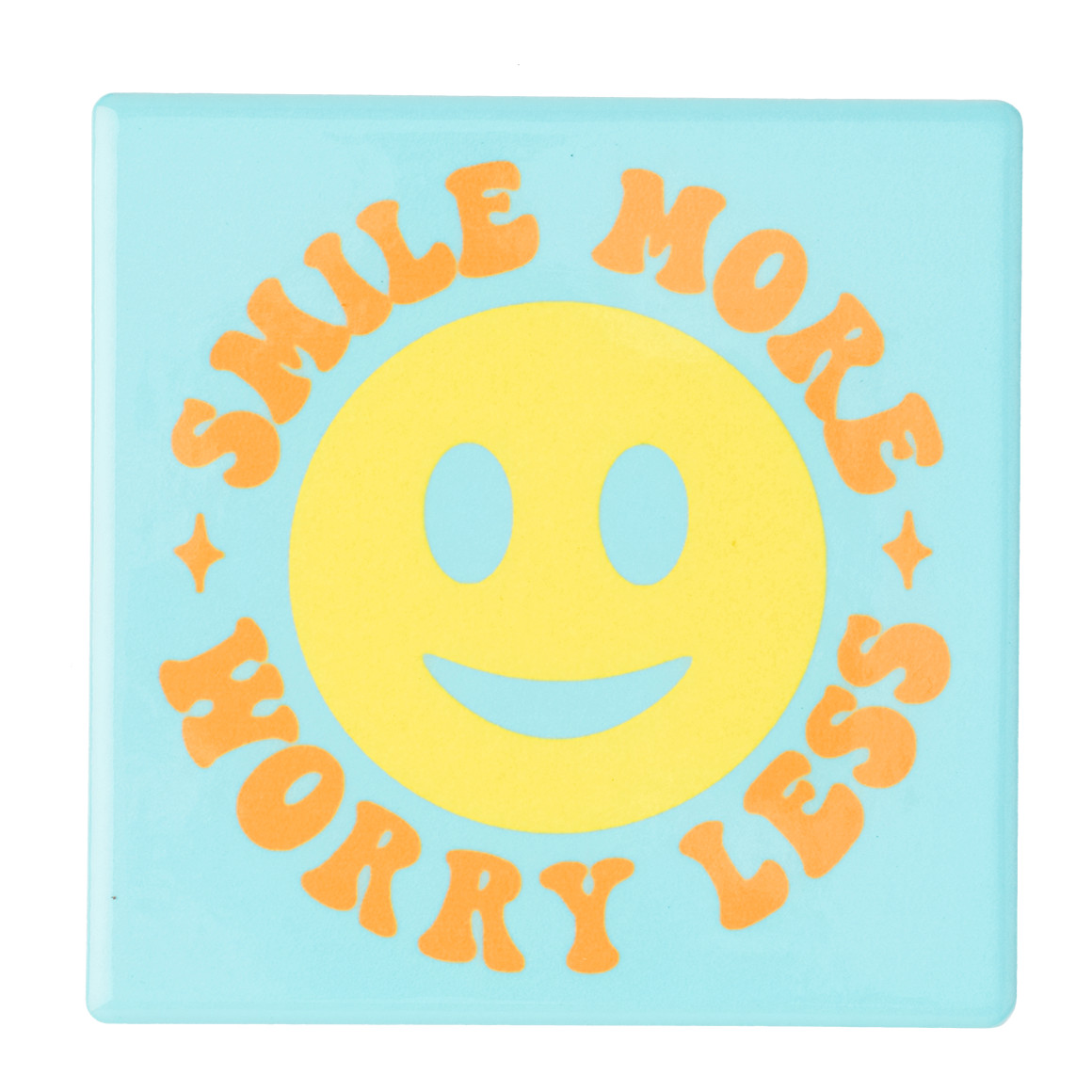 Keramische onderzetter met motief