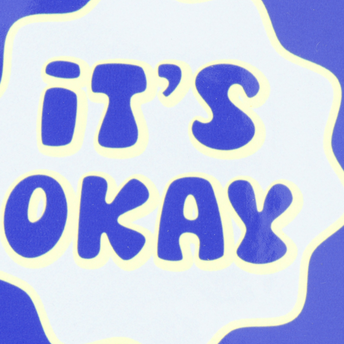 Keramische onderzetter met motief