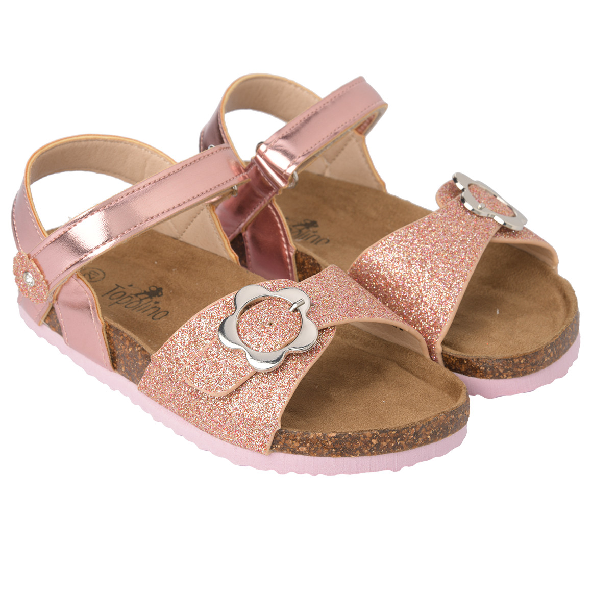 Mädchen Sandalen im Glitzer-Look