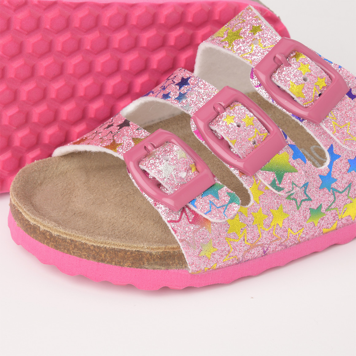 Mädchen Sandalen im Glitzer-Look
