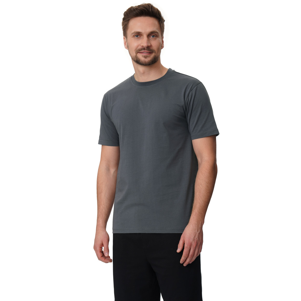 Herren Schlafshirt mit Rundhals
