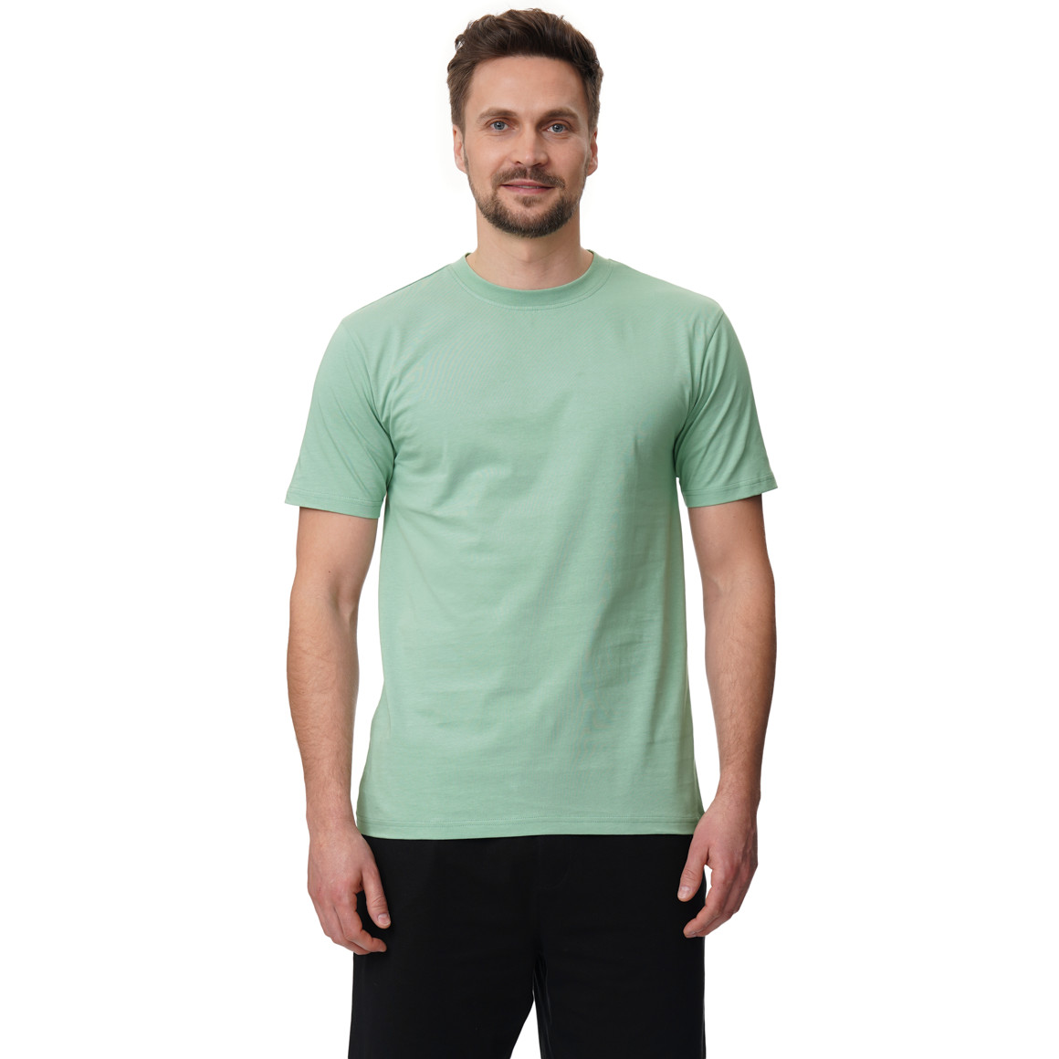 Herren Schlafshirt mit Rundhals