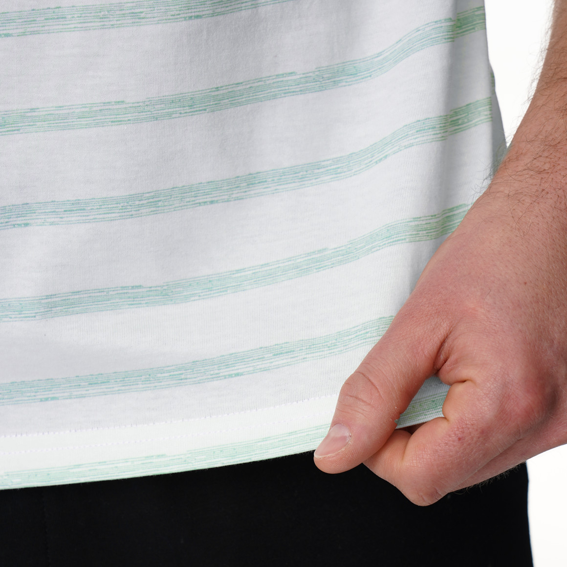 Herren Schlafshirt im Streifen-Look