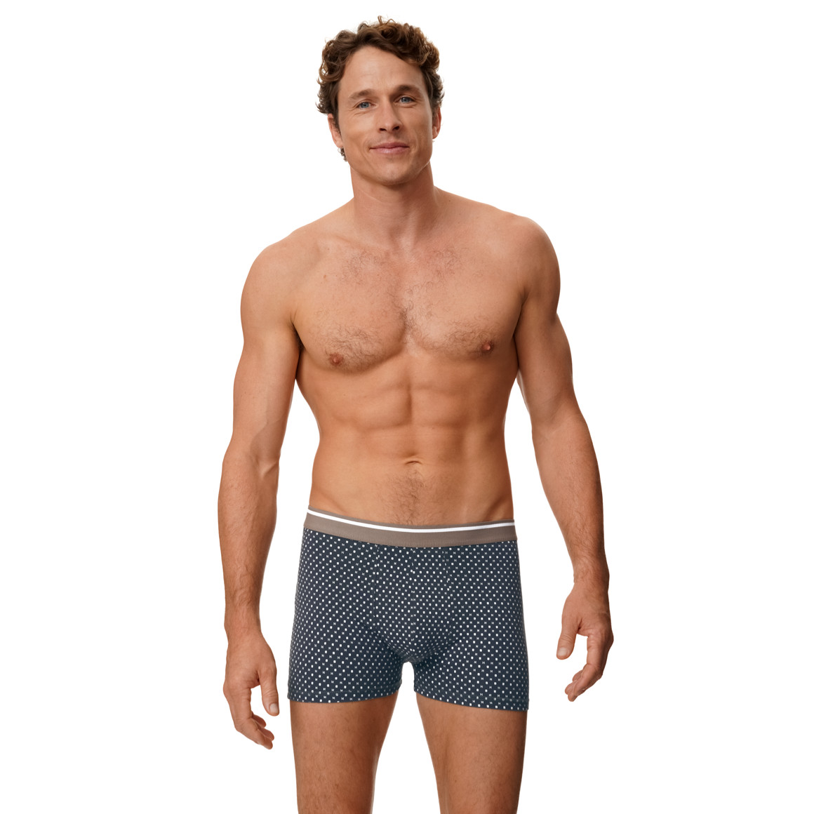 Herren Retroshorts mit Allover-Print