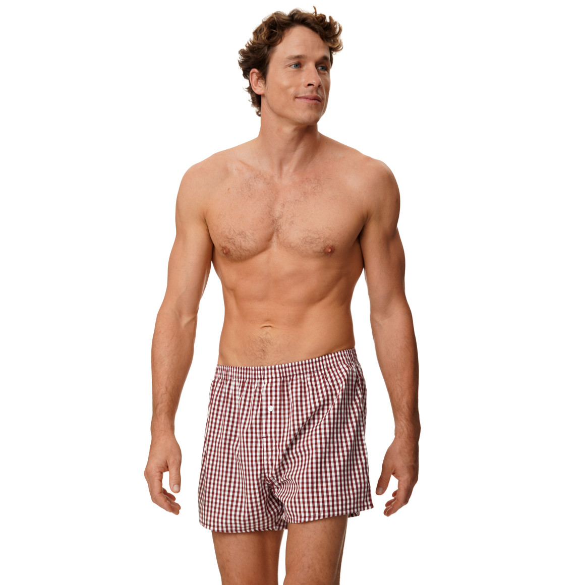 Herren Boxershorts mit Karo-Muster