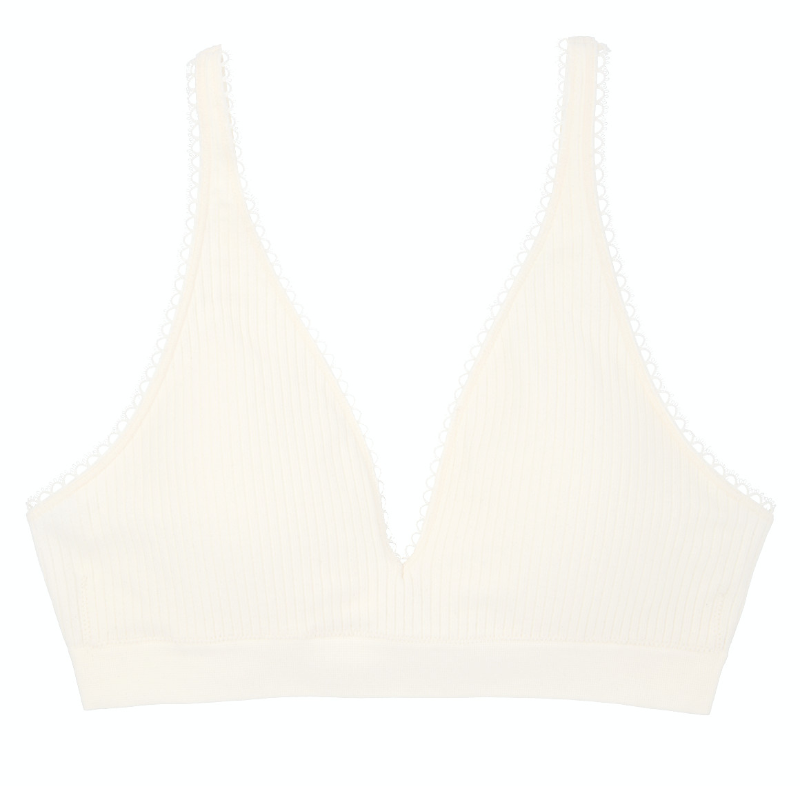 Damen Seamless-Bustier mit Rippstruktur