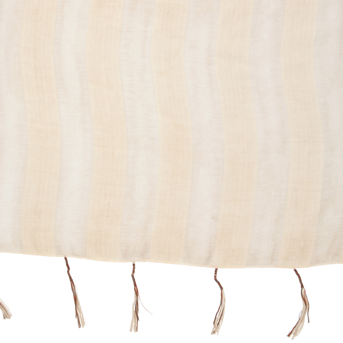 Damen Tuch mit bunten Tasseln