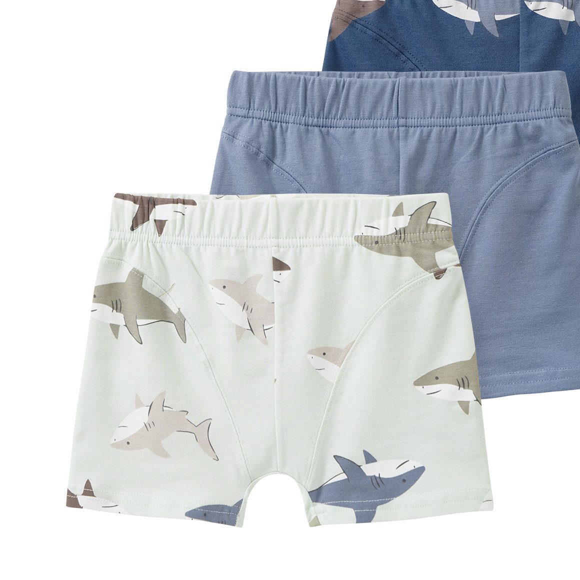 5 boxershorts voor jongens met haaimotieven