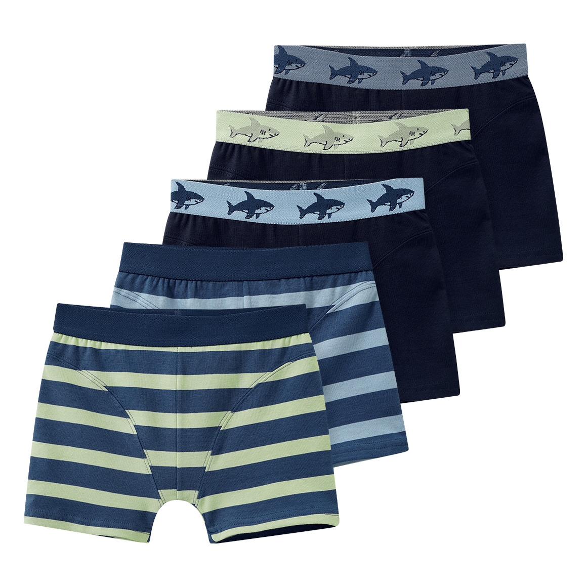 5 Jungen Boxer aus Bio-Baumwolle