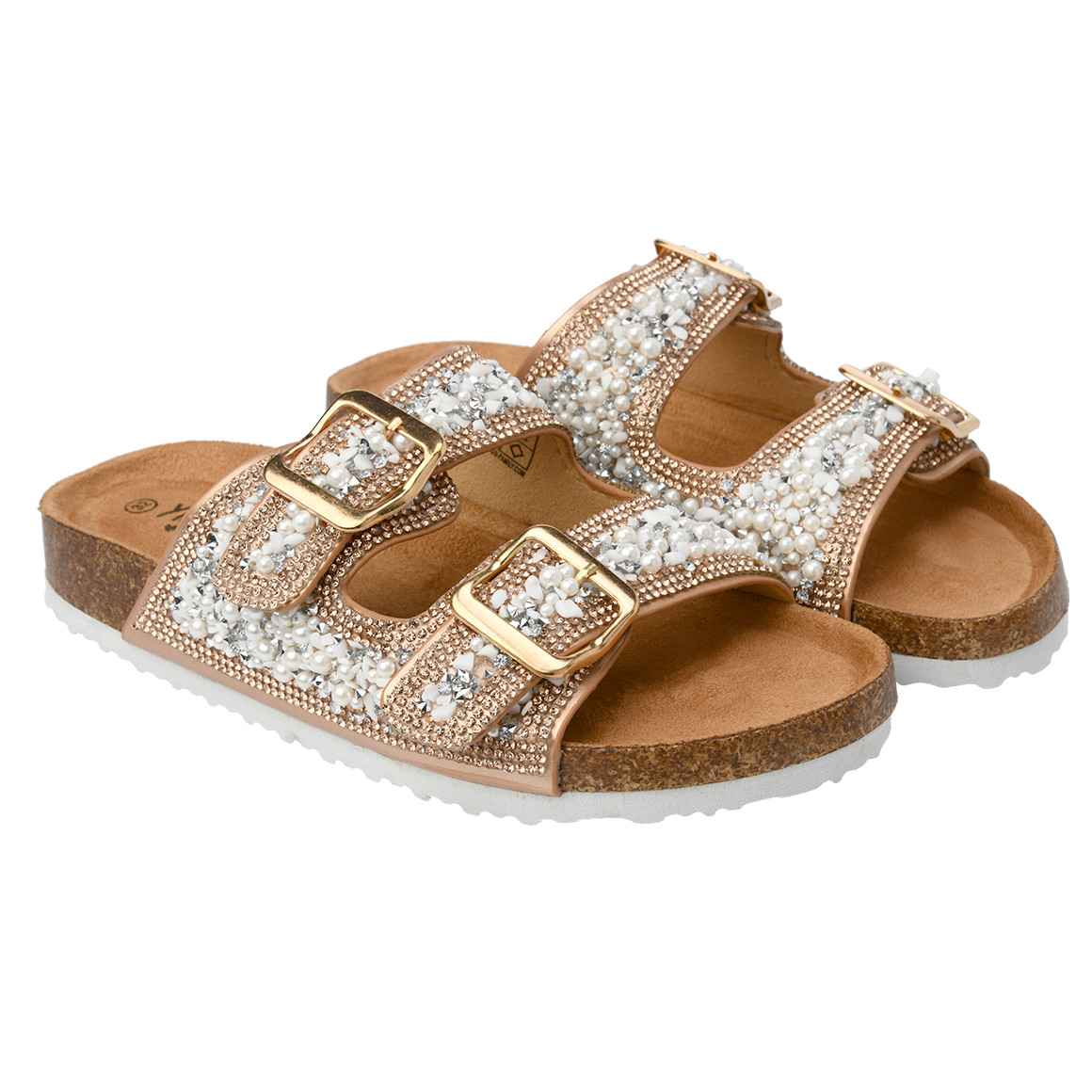 Mädchen Sandalen mit Ziersteinchen