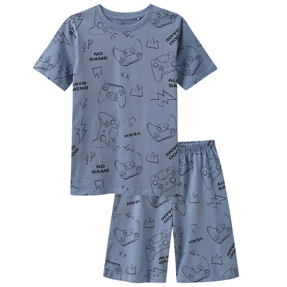 Shorty voor jongens met gamingprints