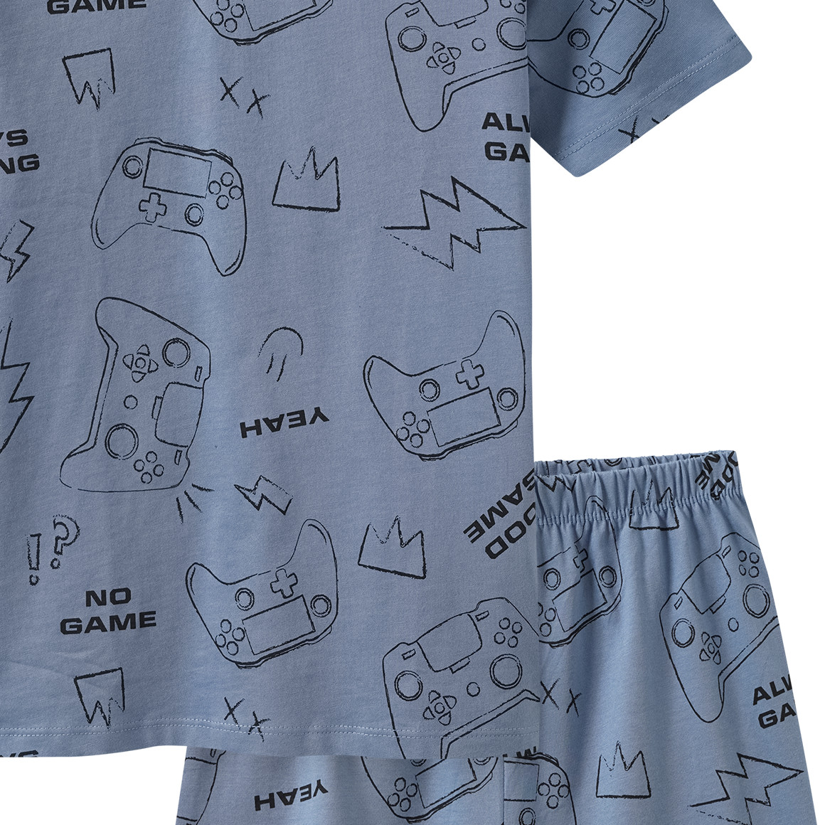 Shorty voor jongens met gamingprints