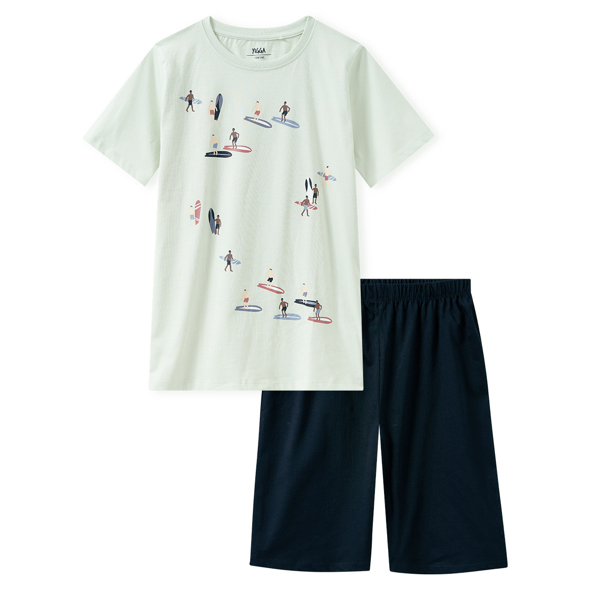 Jungen Shorty mit Surf-Motiv