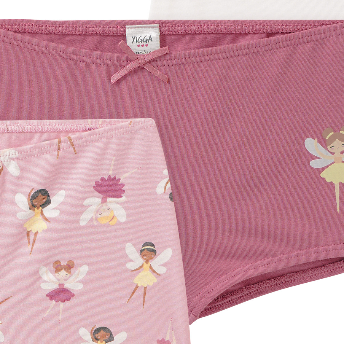 5 Mädchen Pantys mit Bio-Baumwolle