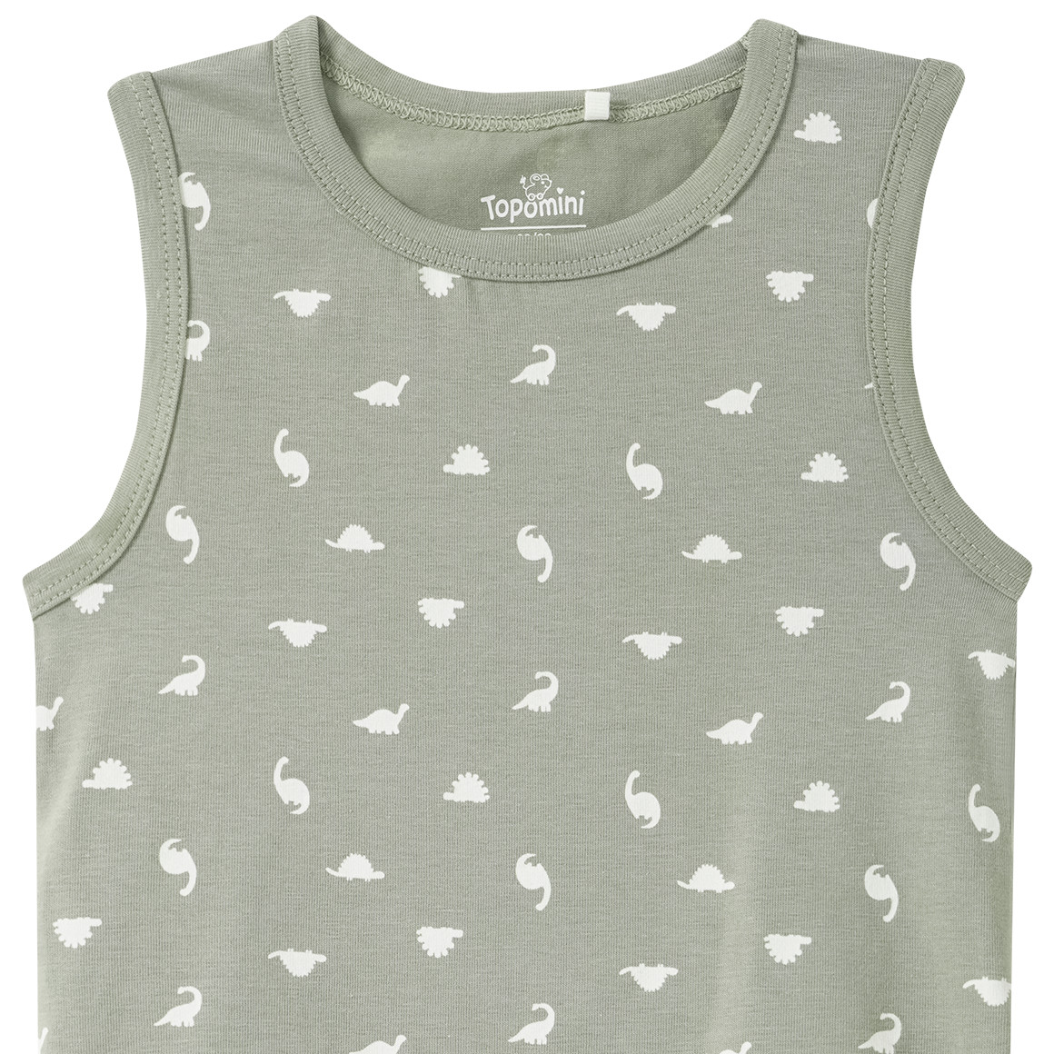 Baby body met dinosaurusprint all-over