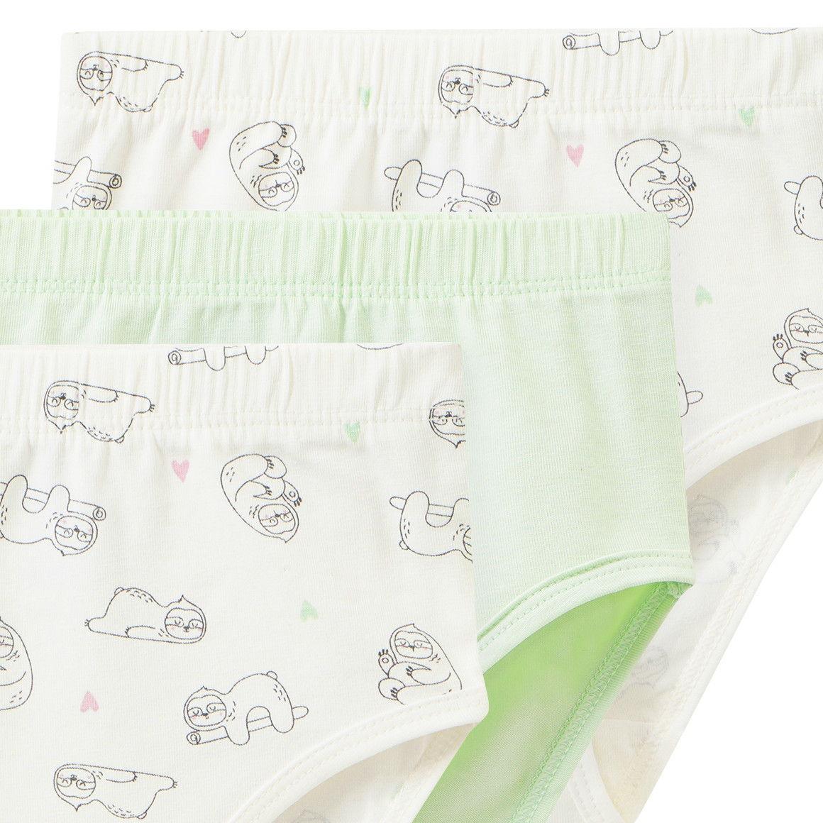 3 Baby Slips aus Bio-Baumwolle