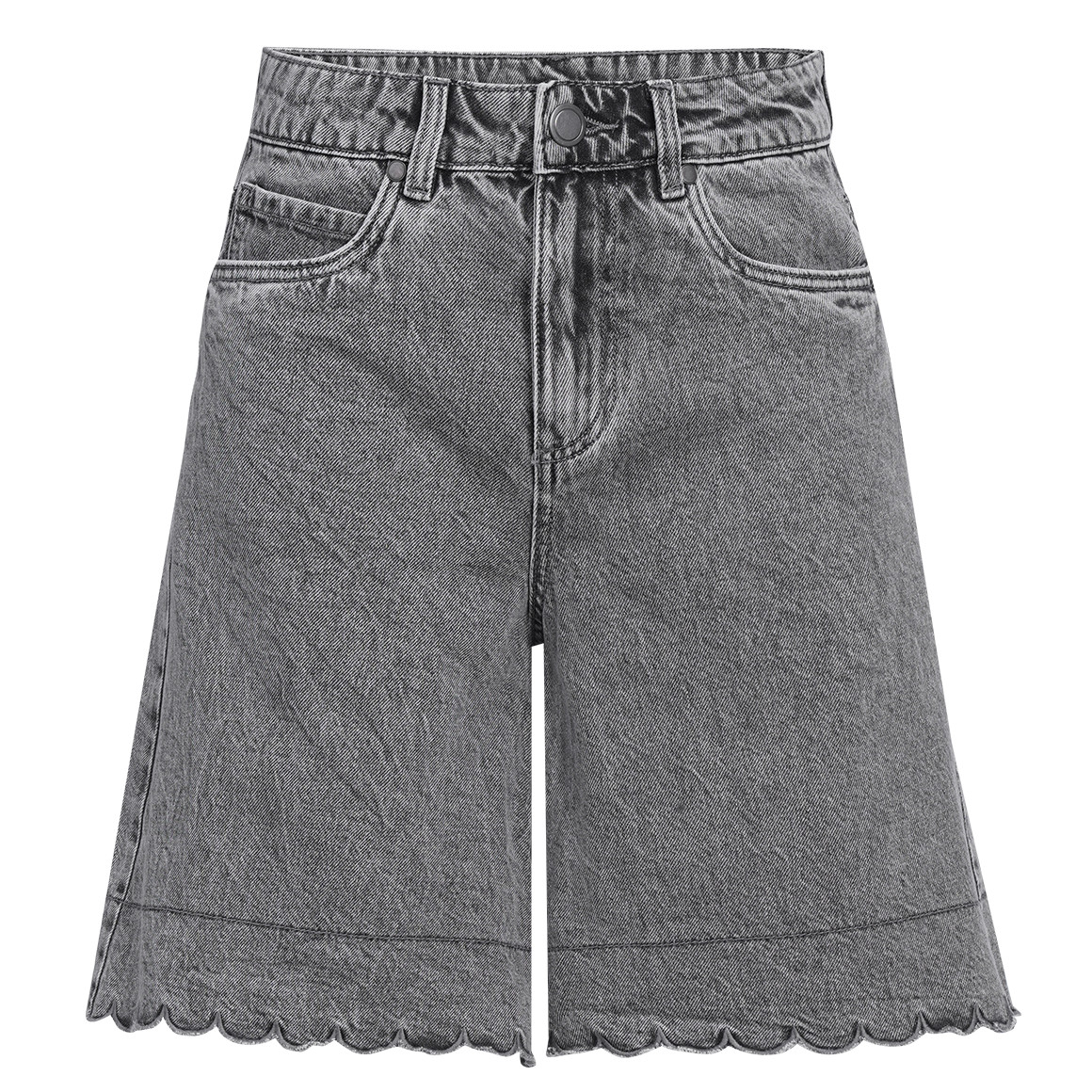 Damen Bermuda-Shorts in Denim-Optik