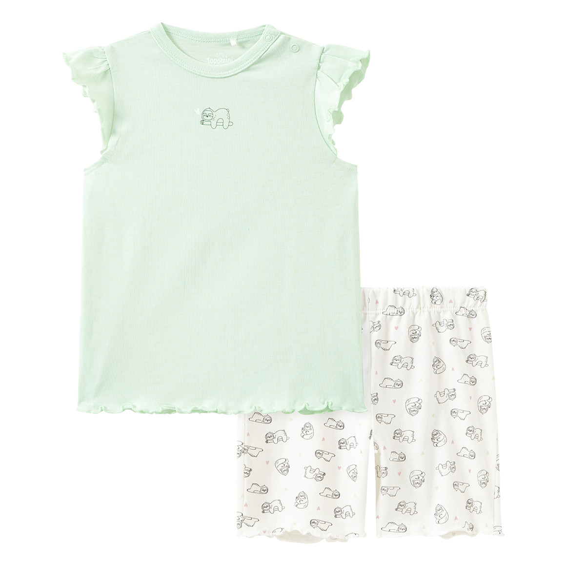 Baby Shorty mit Wellenbündchen