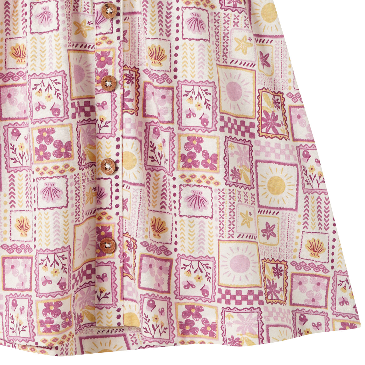 Baby Kleid im Patchwork-Dessin