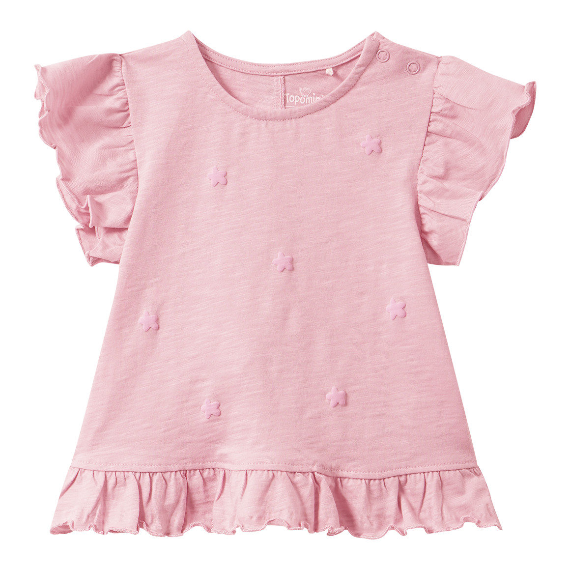 Baby T-Shirt mit Rüschen