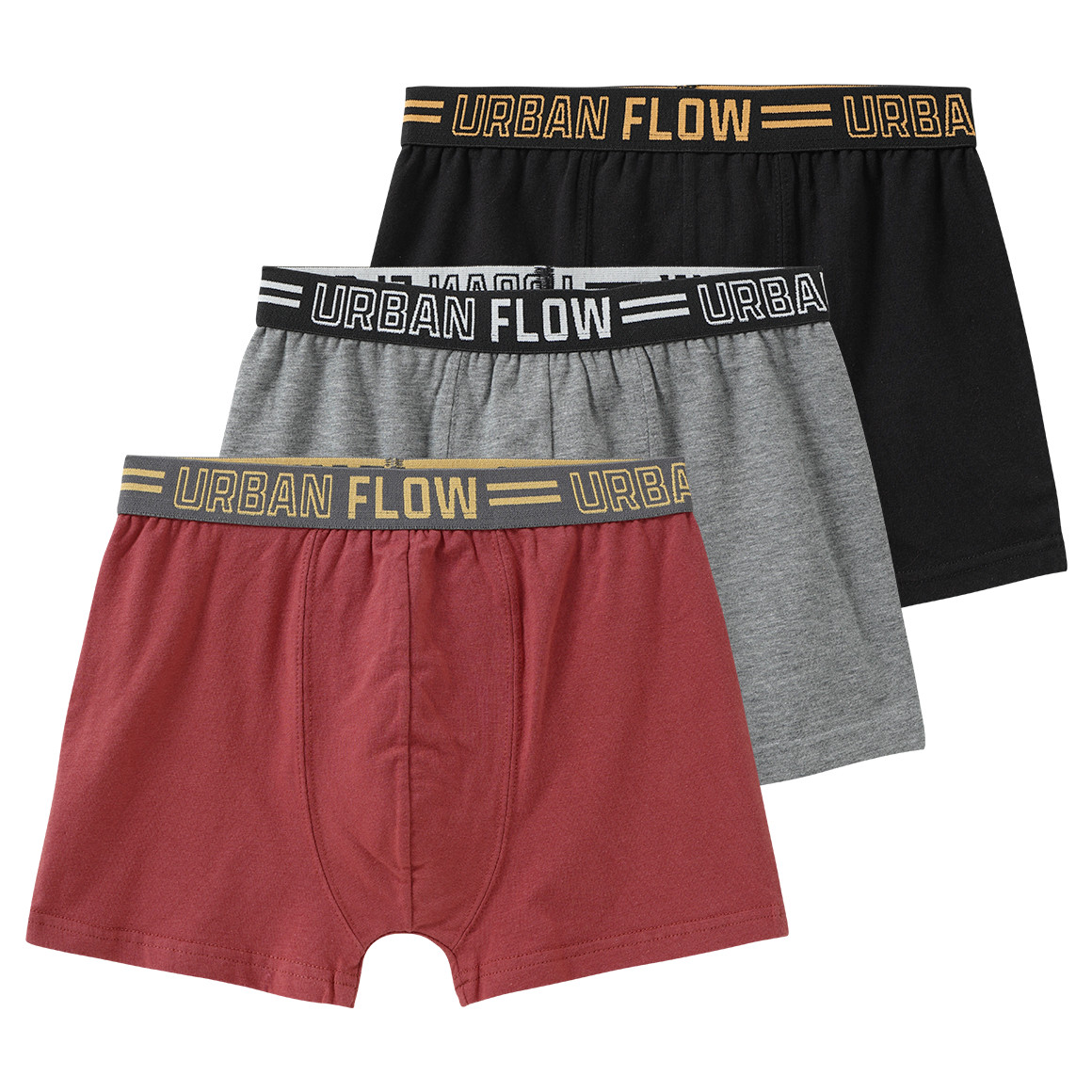 3 Jungen Boxer mit Bio-Baumwolle