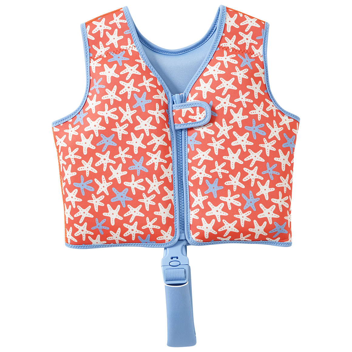 Kleine Schwimmweste mit Seestern-Motiv