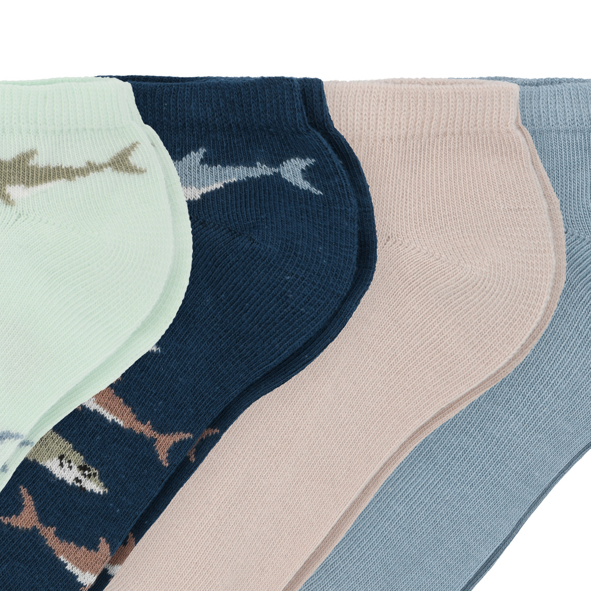 4 Paar Jungen Sneaker-Socken im Set