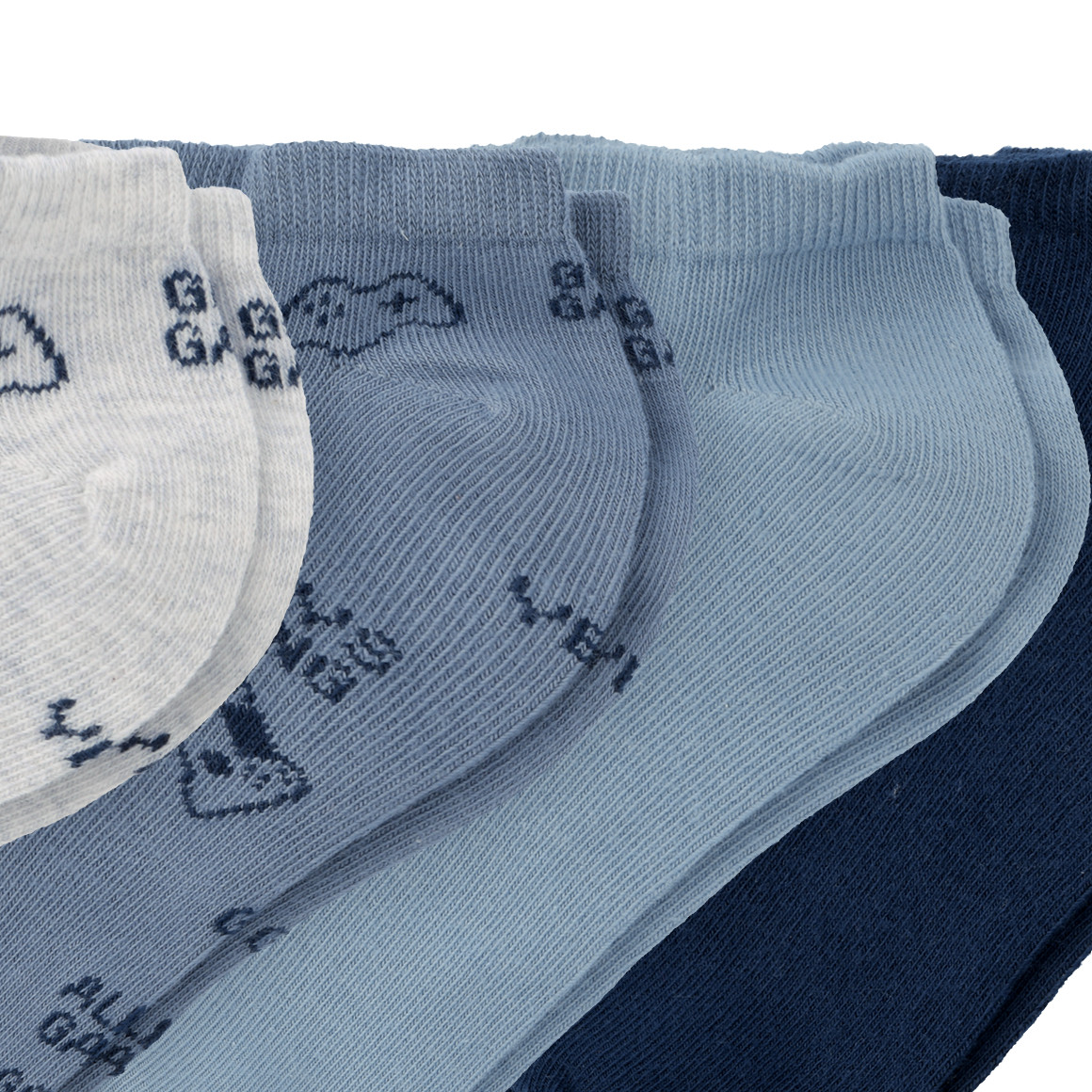 4 Paar Jungen Sneaker-Socken im Set