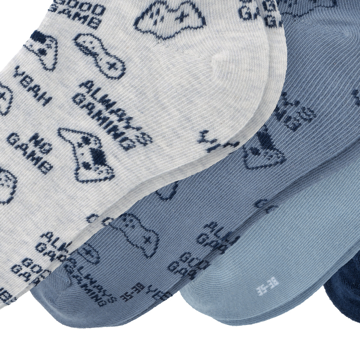 4 Paar Jungen Sneaker-Socken im Set