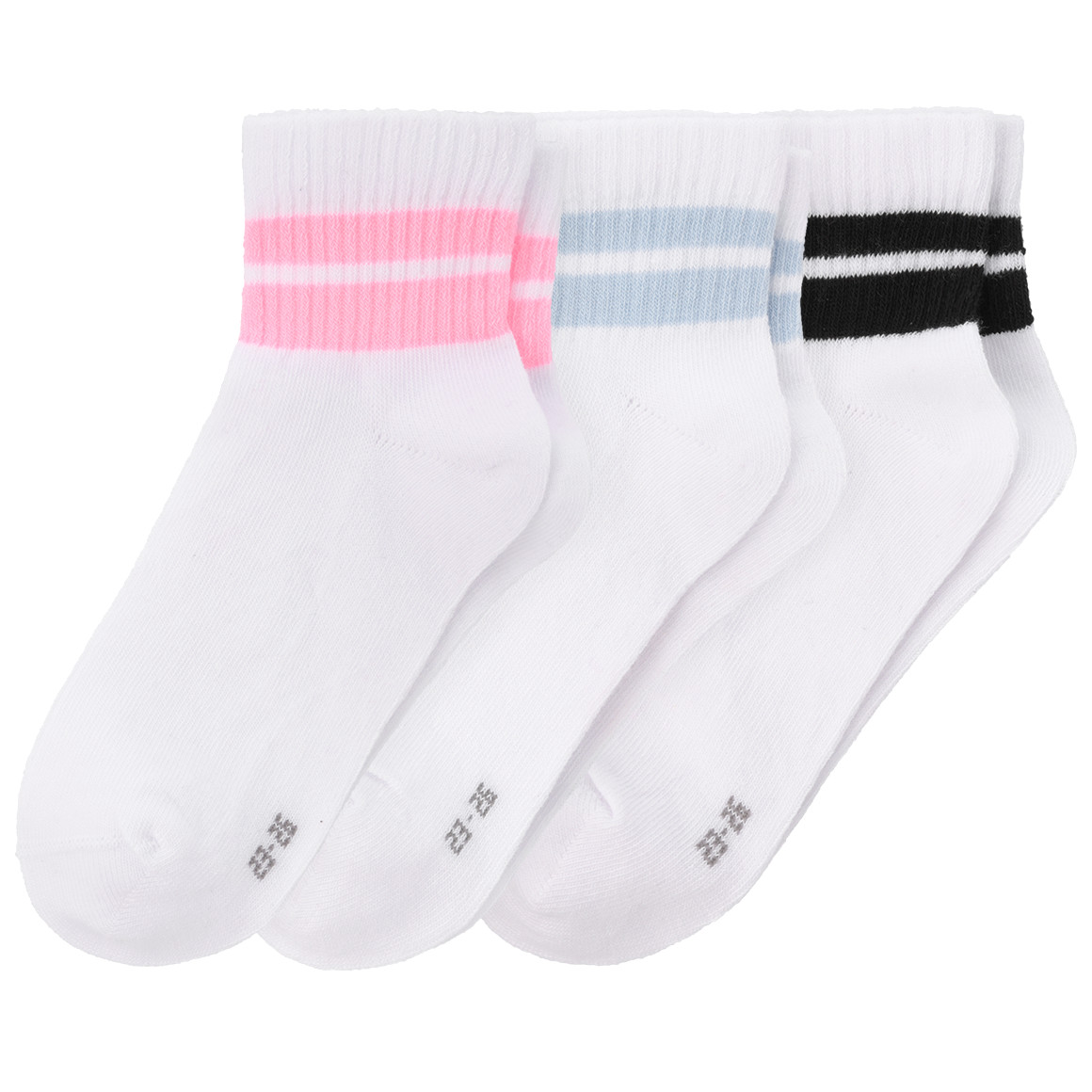 3 Paar Mädchen Kurzsocken im Set