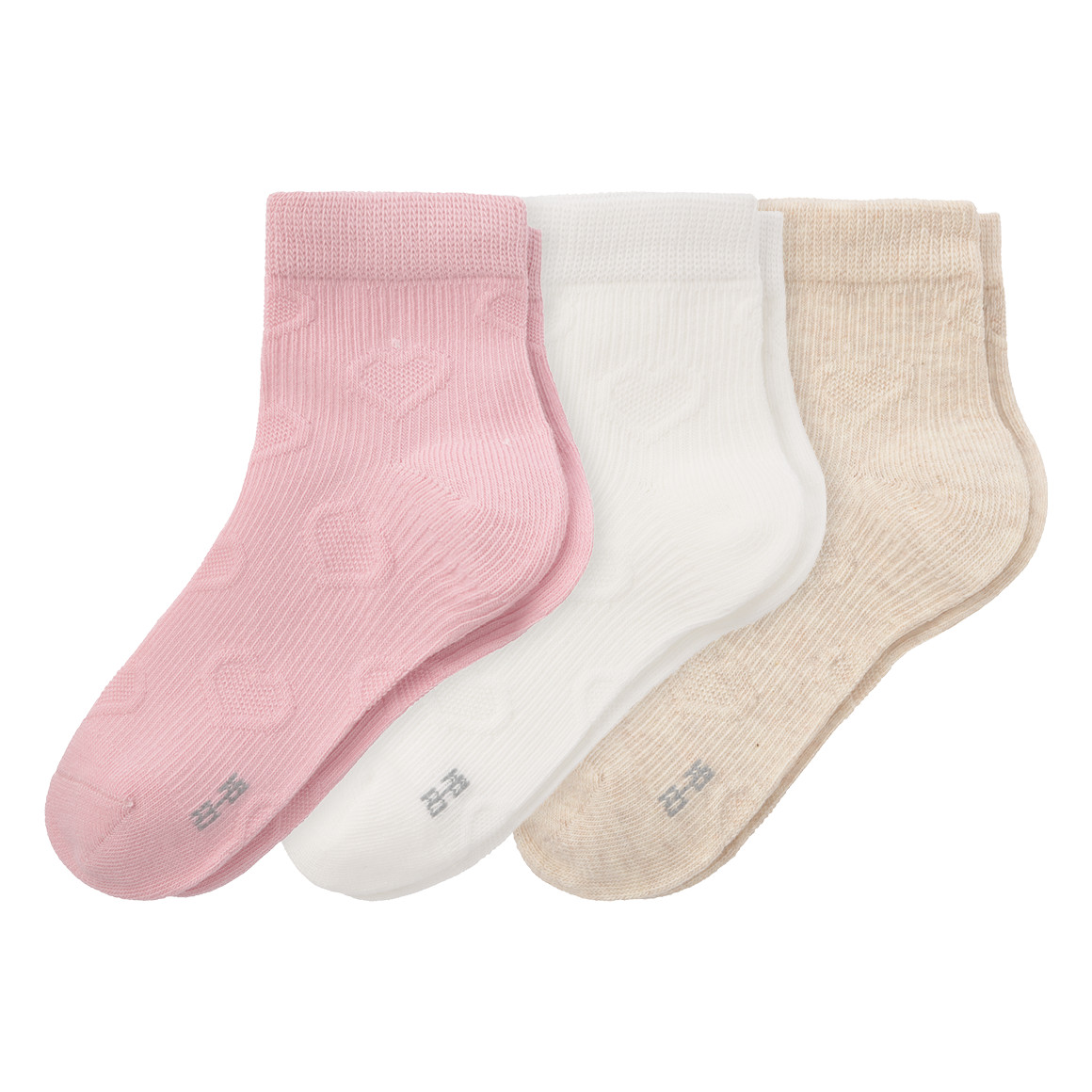 3 Paar Mädchen Kurzsocken im Set