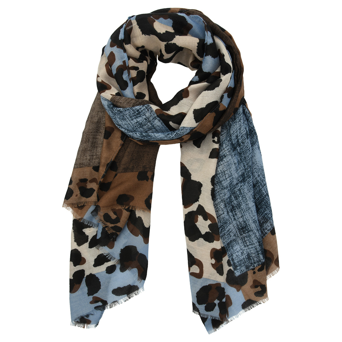 Damen Tuch mit tierischem Allover-Motiv