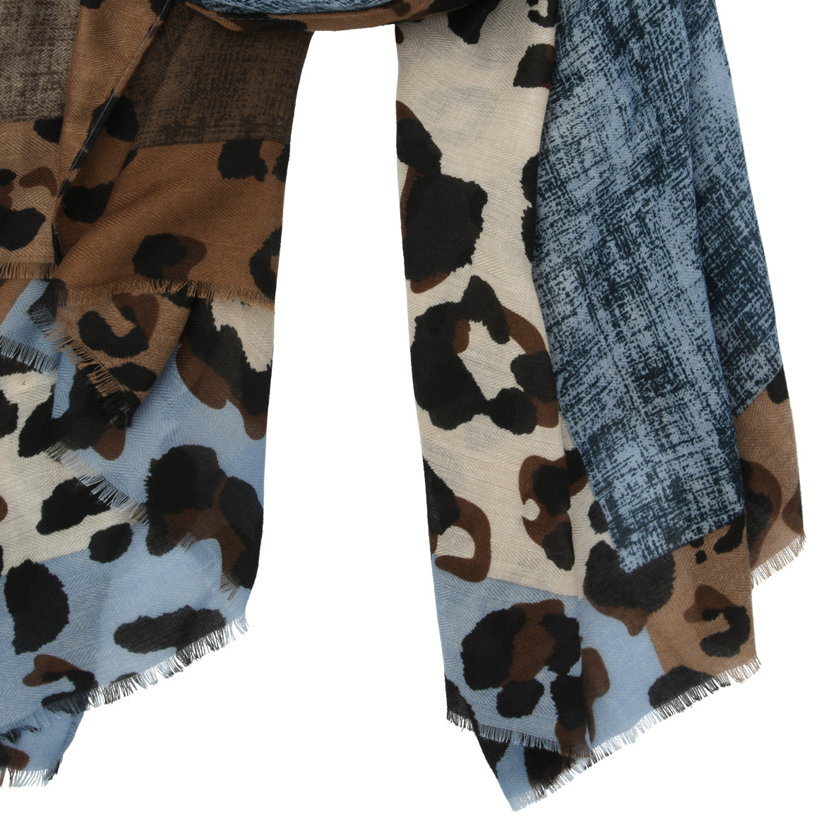 Damen Tuch mit tierischem Allover-Motiv