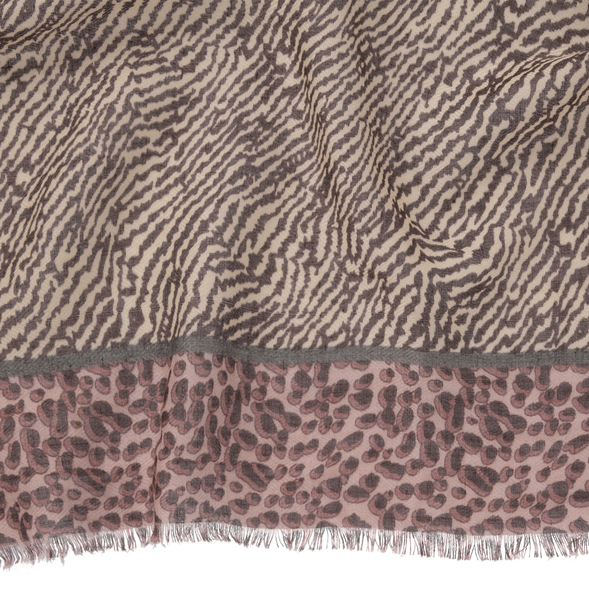 Damen Tuch mit tierischem Allover-Motiv