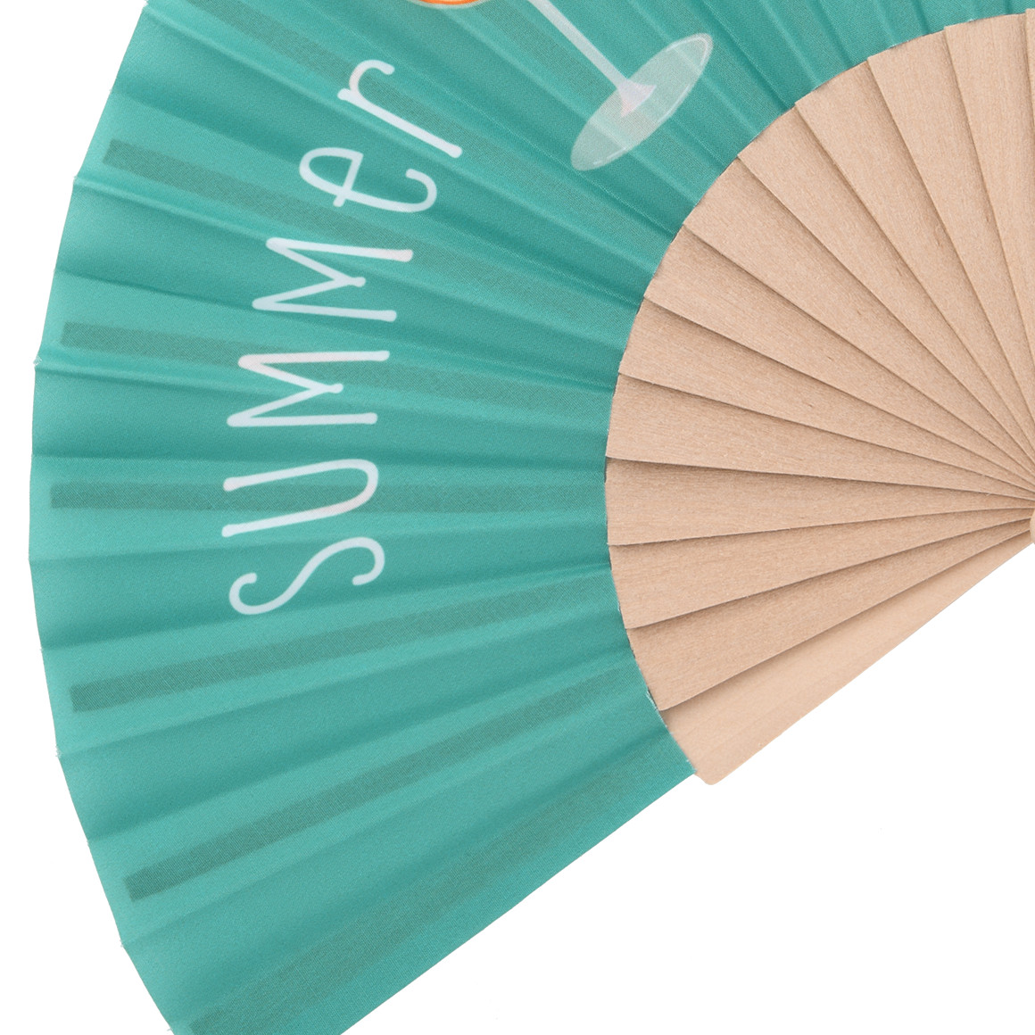 Fächer im sommerlichen Design