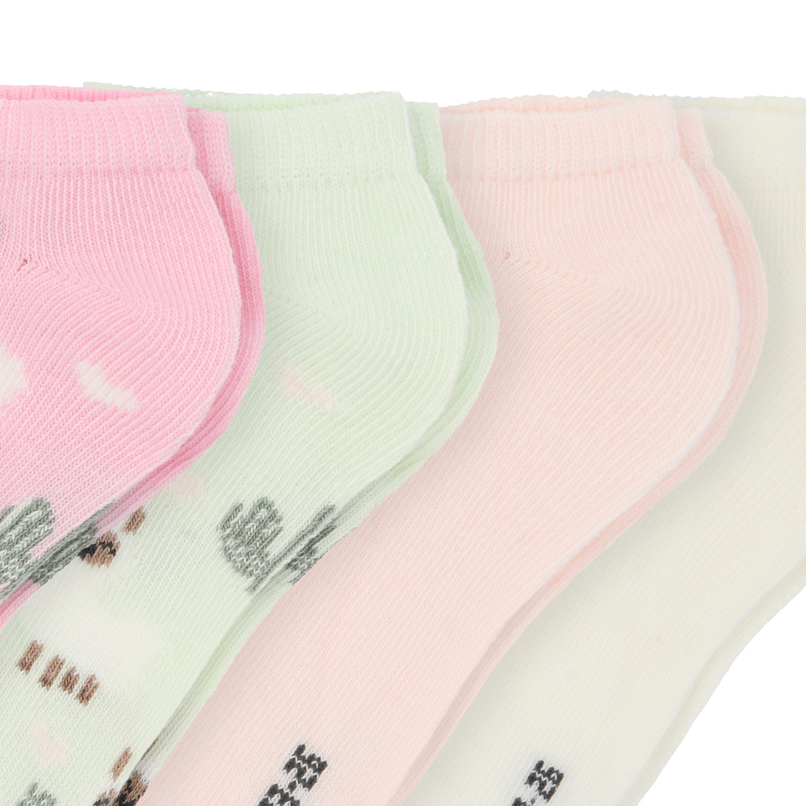 4 Paar Mädchen Sneaker-Socken im Set