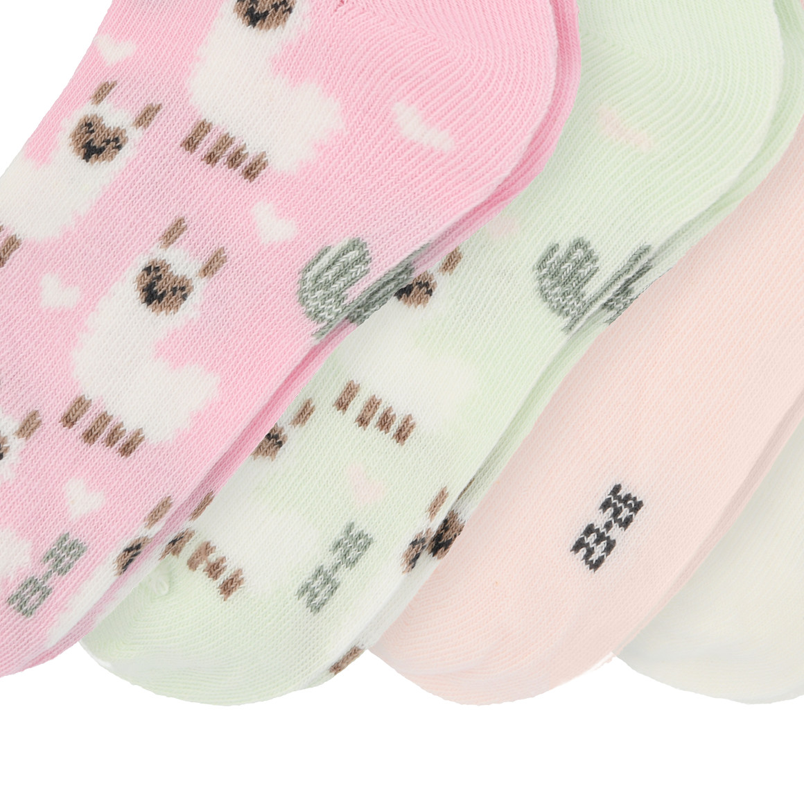 4 Paar Mädchen Sneaker-Socken im Set