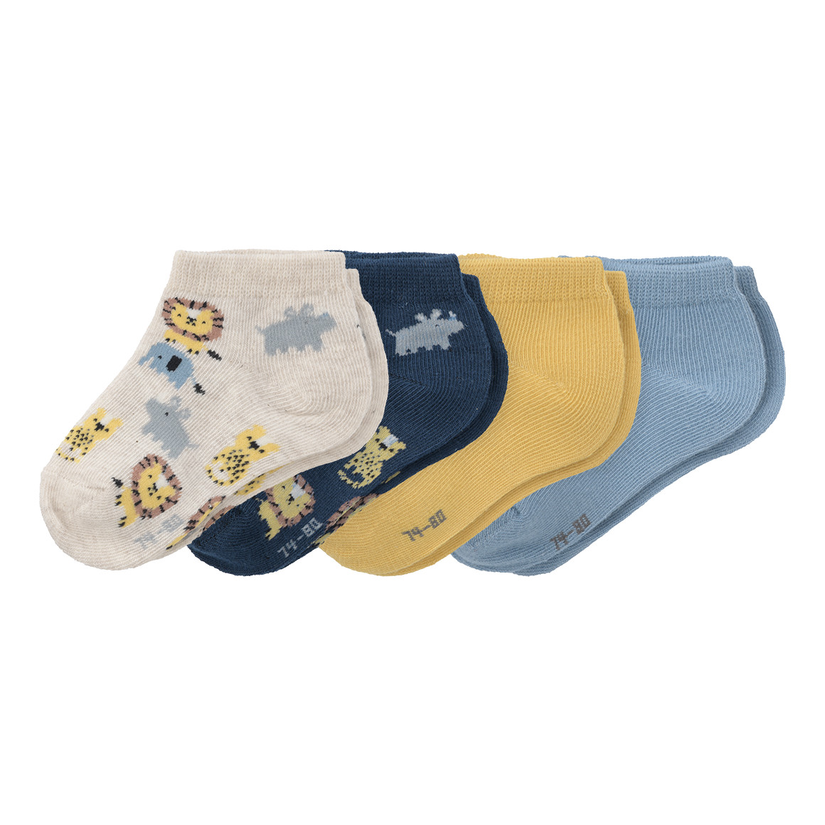 4 Paar Baby Sneaker-Socken im Set